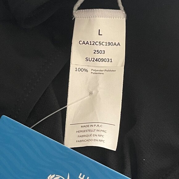 Cupshe Women 2PC Black Bikini Swimsuit L Halter Neck O Ring Cutout High Waist - Picture 5 of 8